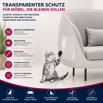 Transparenter Möbelschutz - Schützt deine Möbel vor Kratzern