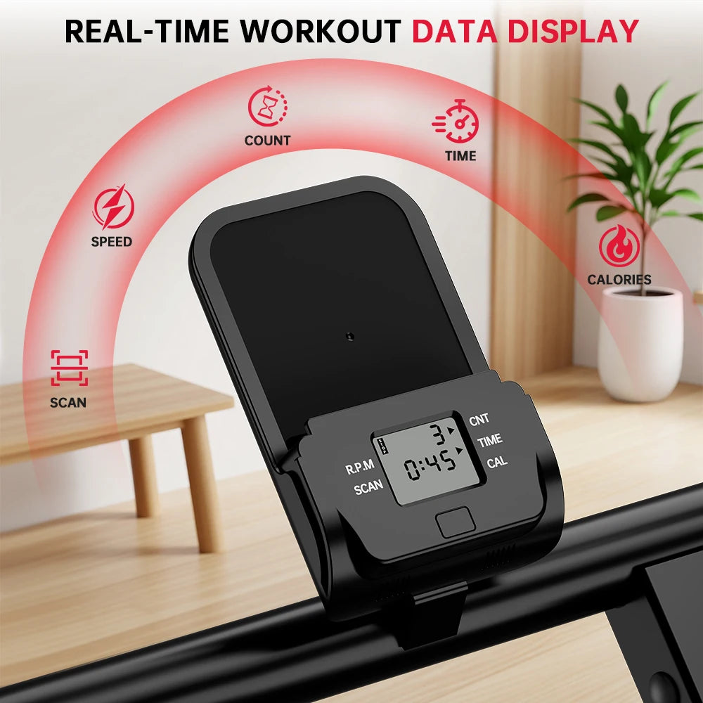 Gartistgo Stair Stepper Machine for Home Gym, Foldable Vertical Climber with 3-Level Height Adjustment, 150 kg Load Capacity, Cardio Device, Lcd Display