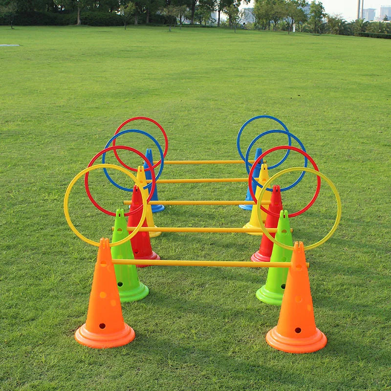 Agility Trainingsringe 5er-Set – 28 cm für Fußball & Koordination