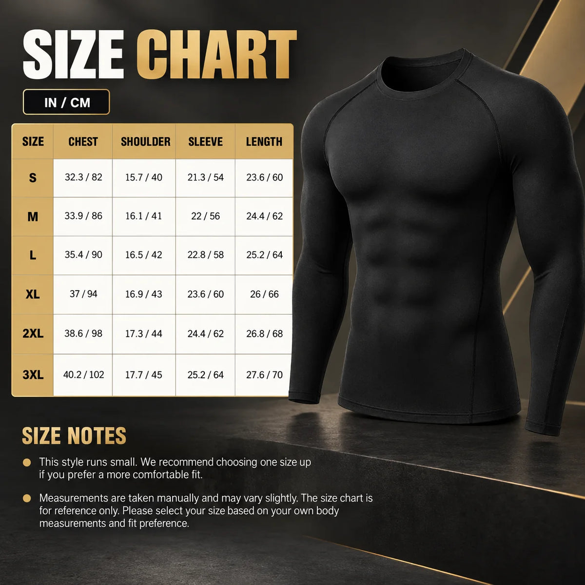 Herren Kompressionsshirt Langarm – Funktionsshirt für Fitness & Training