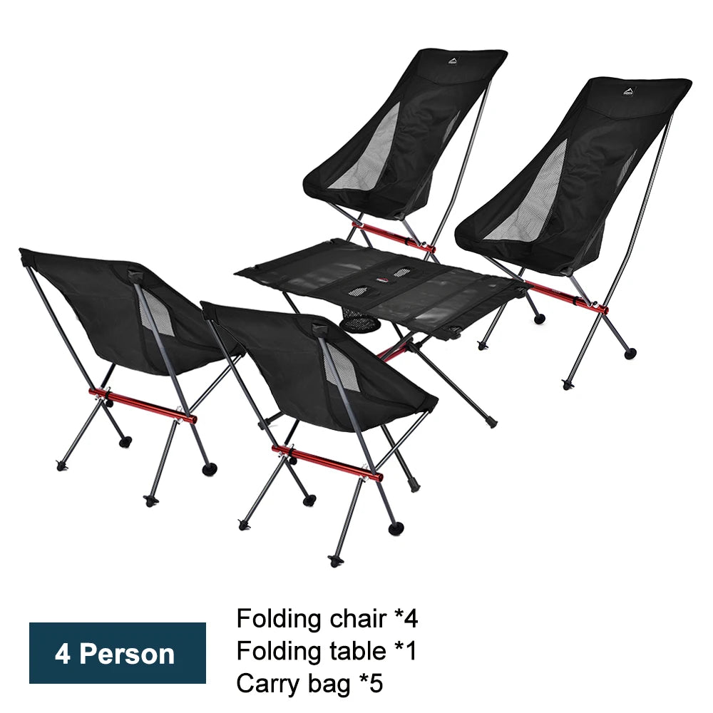 Outdoor Folding Chair Tourist Camping Table Fishing Beach Longue Chair for Relaxing Foldable Leisure Travel Furniture Picnic
