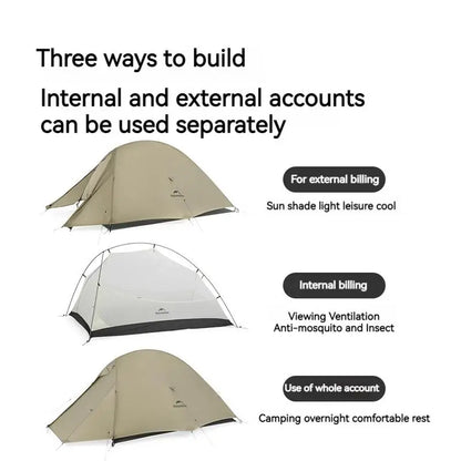 Naturehike Cloud Up Pro 20D ultra-light Camping Hiking Travel Outdoor background Waterproof Waterproof Waterproof 1-2 people New
