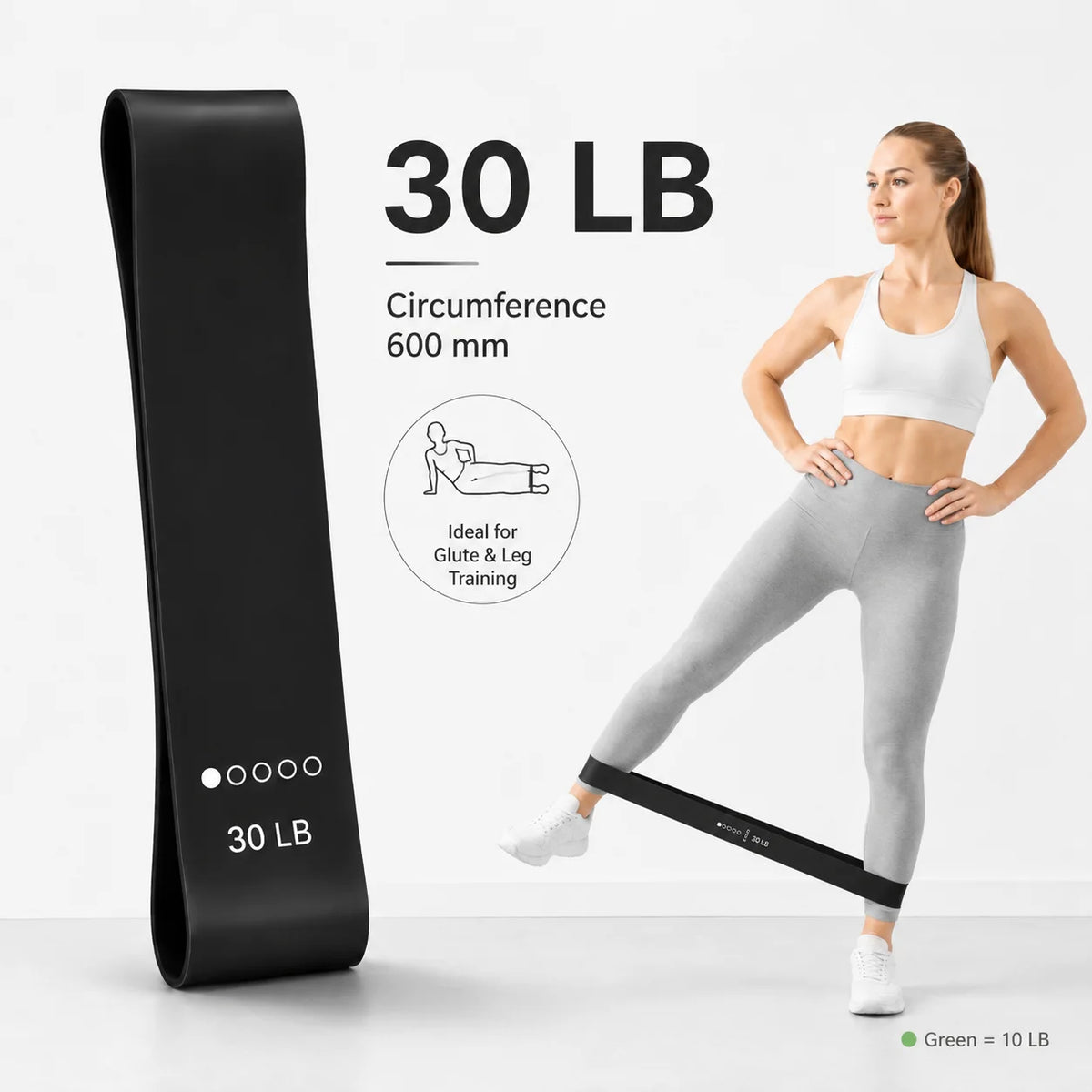 Resistance Bands 5er-Set – Fitnessbänder mit 5 Widerstandsstufen