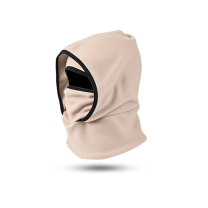 Fleece-Winterhaube mit Halswärmer für Fahrrad, Ski und Outdoor im Winter