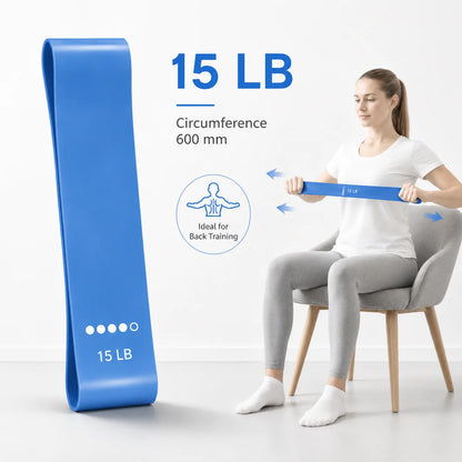 Resistance Bands 5er-Set – Fitnessbänder mit 5 Widerstandsstufen
